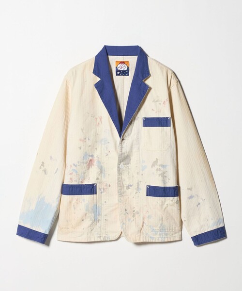 UNITED ARROWS & SONS（ユナイテッドアローズアンドサンズ）の「＜SWJP for UNITED ARROWS & SONS＞ TWO TONE HB JACKET/ジャケット（テーラードジャケット・メンズ・オフホワイト・XL/L/M）」の4枚目の写真