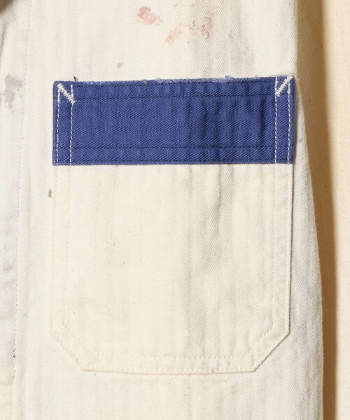 UNITED ARROWS & SONS（ユナイテッドアローズアンドサンズ）の「＜SWJP for UNITED ARROWS & SONS＞ TWO TONE HB JACKET/ジャケット（テーラードジャケット・メンズ・オフホワイト・XL/L/M）」の12枚目の写真