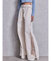 GYDA | SIDE ZIPメッシュスリットワイドパンツ(その他パンツ)