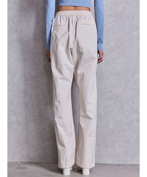 GYDA（ジェイダ）の「SIDE ZIPメッシュスリットワイドパンツ（その他パンツ・レディース・ブラック/アイボリー・FREE）」の6枚目の写真