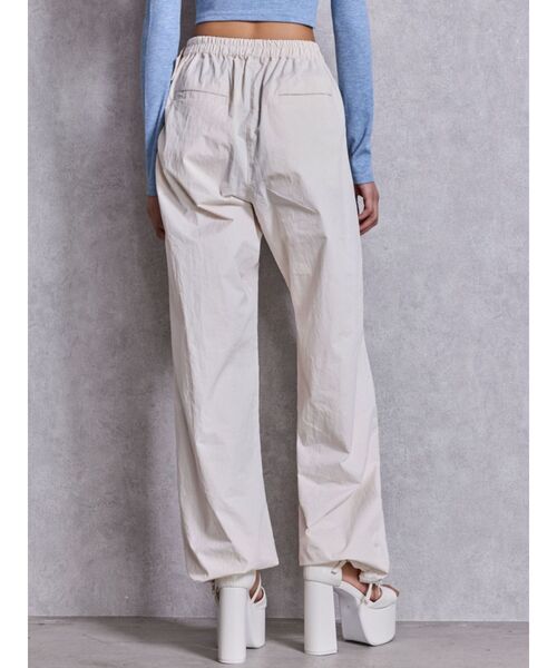 GYDA（ジェイダ）の「SIDE ZIPメッシュスリットワイドパンツ（その他パンツ・レディース・ブラック/アイボリー・FREE）」の8枚目の写真