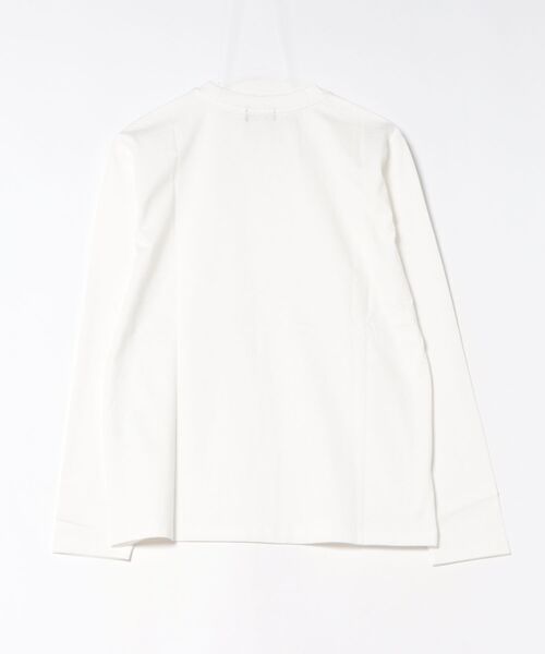 TAKA-Q(タカキュー)の「【綿100%】タカキュー メッセージロゴ プリント クルーネック 長袖 Tシャツ(Tシャツ/カットソー・メンズ・ブラック/ホワイト・LARGE/MEDIUM/X-LARGE)」の3枚目の写真