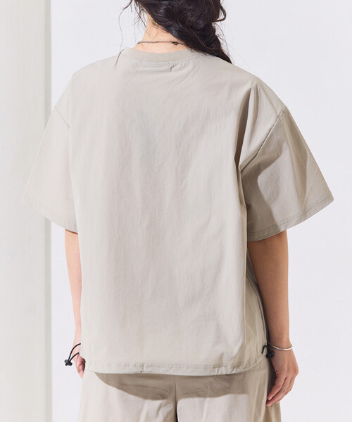 FREAK'S STORE（フリークスストア）の「THOUSAND MILE × FREAK'S STORE/サウザンドマイル 別注 UVカット ショーツセットアップ（セットアップ・レディース・ブラック/ベージュ・ﾌﾘ-）」の7枚目の写真