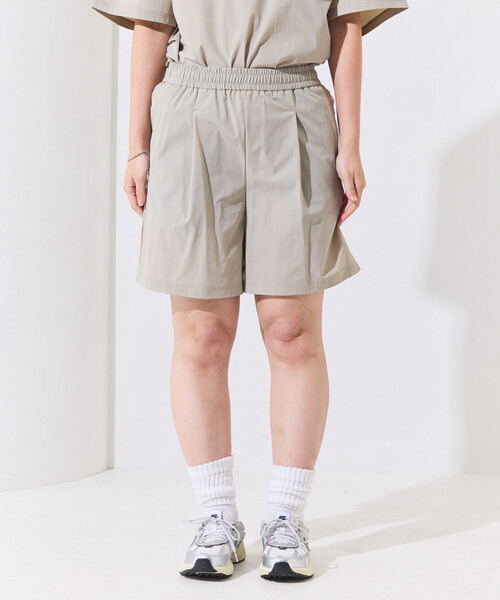 FREAK'S STORE（フリークスストア）の「THOUSAND MILE × FREAK'S STORE/サウザンドマイル 別注 UVカット ショーツセットアップ（セットアップ・レディース・ブラック/ベージュ・ﾌﾘ-）」の13枚目の写真