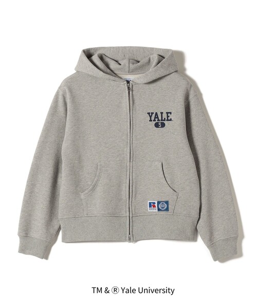 Russell Athletic（ラッセルアスレティック）の「RUSSELL ATHLETIC:〈洗濯機可能〉YALE HOODIE（カーディガン/ボレロ・レディース・ベージュ/ネイビー/ライトグレー・ONE SIZE）」の14枚目の写真