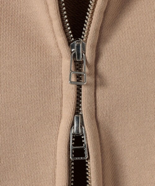 Russell Athletic（ラッセルアスレティック）の「RUSSELL ATHLETIC:〈洗濯機可能〉YALE HOODIE（カーディガン/ボレロ・レディース・ベージュ/ネイビー/ライトグレー・ONE SIZE）」の8枚目の写真