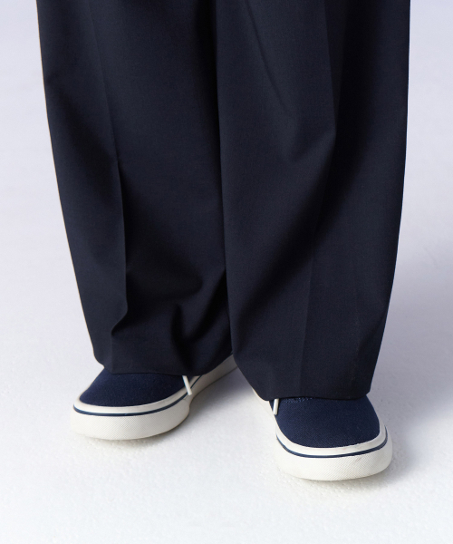 MUSINSA STANDARD KIDS（ムシンサスタンダードキッズ）の「ワイドバンディングスラックス [ネイビー]（その他パンツ・レディース・その他・120/130/140/150/160/110）」の8枚目の写真