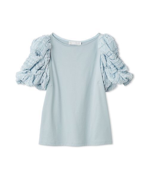 CELFORD（セルフォード）の「【洗える】タックバルーンスリーブカットソー（Tシャツ/カットソー・レディース・ブラック/サックスブルー/オフホワイト・36/38）」の3枚目の写真