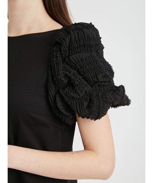 CELFORD（セルフォード）の「【洗える】タックバルーンスリーブカットソー（Tシャツ/カットソー・レディース・ブラック/サックスブルー/オフホワイト・36/38）」の8枚目の写真