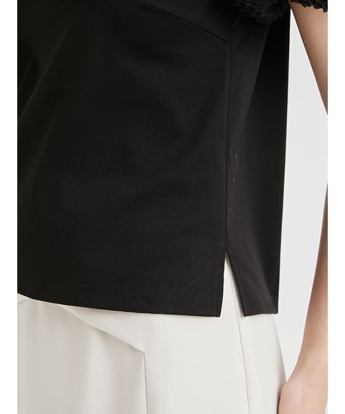 CELFORD（セルフォード）の「【洗える】タックバルーンスリーブカットソー（Tシャツ/カットソー・レディース・ブラック/サックスブルー/オフホワイト・36/38）」の9枚目の写真