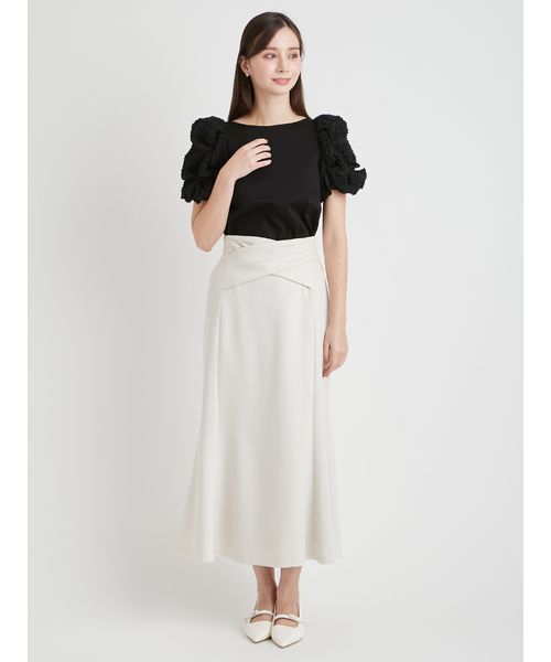 CELFORD（セルフォード）の「【洗える】タックバルーンスリーブカットソー（Tシャツ/カットソー・レディース・ブラック/サックスブルー/オフホワイト・36/38）」の10枚目の写真