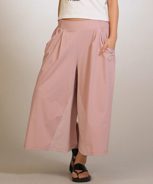 BILLABONG(ビラボン)の「【ムラサキスポーツ限定】BILLABONG/ビラボン ロングパンツ ユーティリティ ガウチョパンツ UTILITY GAUCHO PANTS BG013U06 UT(その他パンツ・レディース・ピンク/ホワイト/ライトグレー・M)」の1枚目の写真