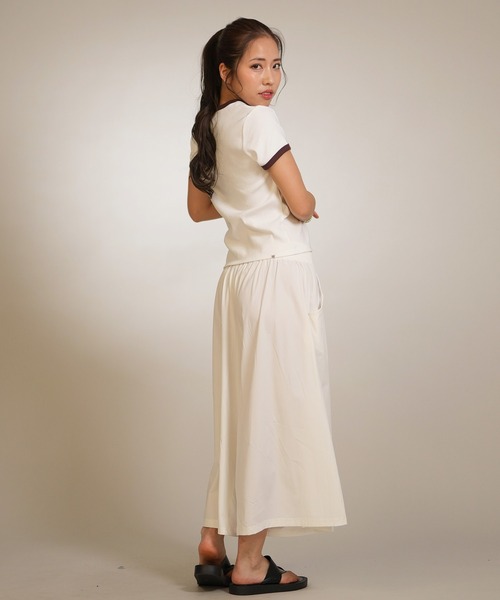 BILLABONG(ビラボン)の「【ムラサキスポーツ限定】BILLABONG/ビラボン ロングパンツ ユーティリティ ガウチョパンツ UTILITY GAUCHO PANTS BG013U06 UT(その他パンツ・レディース・ピンク/ホワイト/ライトグレー・M)」の8枚目の写真