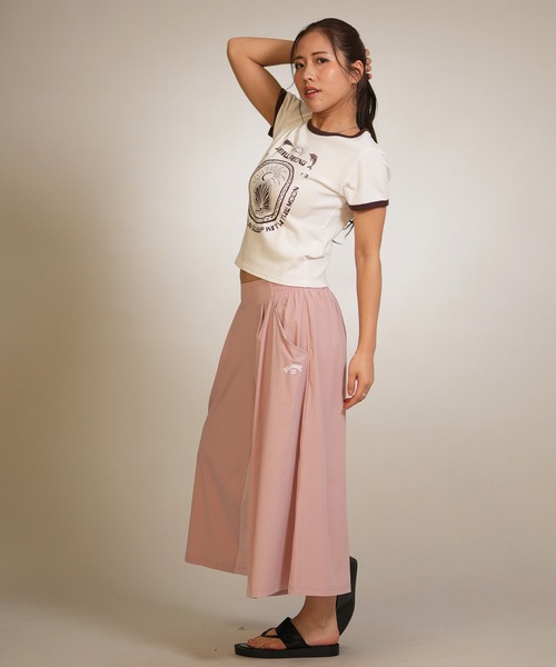 BILLABONG(ビラボン)の「【ムラサキスポーツ限定】BILLABONG/ビラボン ロングパンツ ユーティリティ ガウチョパンツ UTILITY GAUCHO PANTS BG013U06 UT(その他パンツ・レディース・ピンク/ホワイト/ライトグレー・M)」の18枚目の写真