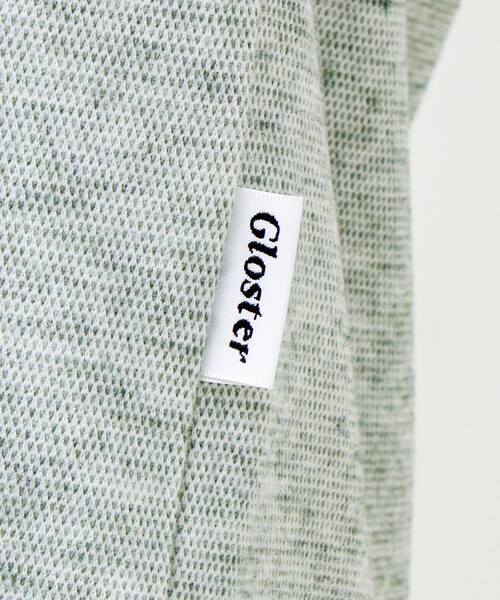 GLOSTER(グロスター)の「メランジ微起毛スムース フェイクレイヤード ロンT(Tシャツ/カットソー・メンズ・ライトグリーン/ネイビー/ライトグレー/ブラック・M/L/S)」の8枚目の写真