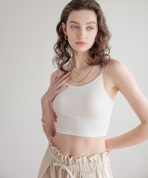 bijorie（ビジュリィ）の「【bijorie】[5つの機能付き]カップ付きブラトップ／NEW BASIC 26SS（ブラジャー・レディース・ライトグレー/オフホワイト/ブラック・MEDIUM/LARGE/LG）」の9枚目の写真
