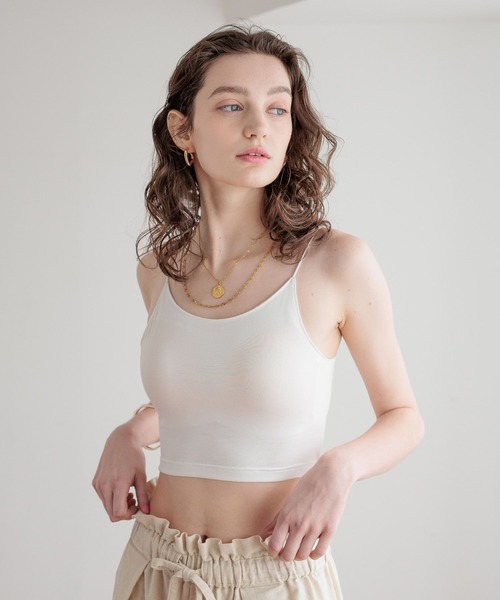bijorie（ビジュリィ）の「【bijorie】[5つの機能付き]カップ付きブラトップ／NEW BASIC 26SS（ブラジャー・レディース・ライトグレー/オフホワイト/ブラック・MEDIUM/LARGE/LG）」の11枚目の写真