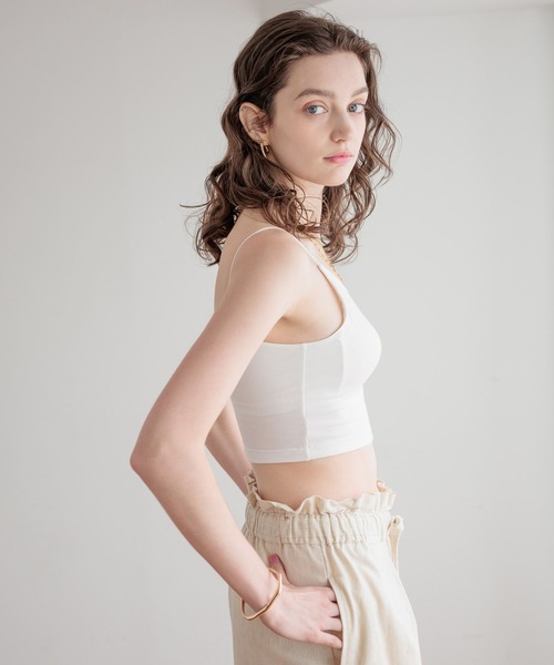 bijorie（ビジュリィ）の「【bijorie】[5つの機能付き]カップ付きブラトップ／NEW BASIC 26SS（ブラジャー・レディース・ライトグレー/オフホワイト/ブラック・MEDIUM/LARGE/LG）」の12枚目の写真