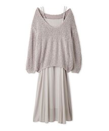 SNIDEL | スラブニットセットワンピース(ワンピース)