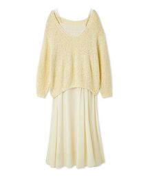 SNIDEL | スラブニットセットワンピース(ワンピース)