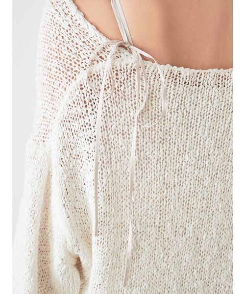 SNIDEL（スナイデル）の「スラブニットセットワンピース（ワンピース・レディース・ラベンダー/イエロー/アイボリー・0/1）」の13枚目の写真