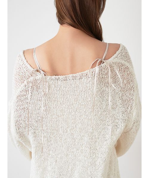 SNIDEL（スナイデル）の「スラブニットセットワンピース（ワンピース・レディース・ラベンダー/イエロー/アイボリー・0/1）」の14枚目の写真