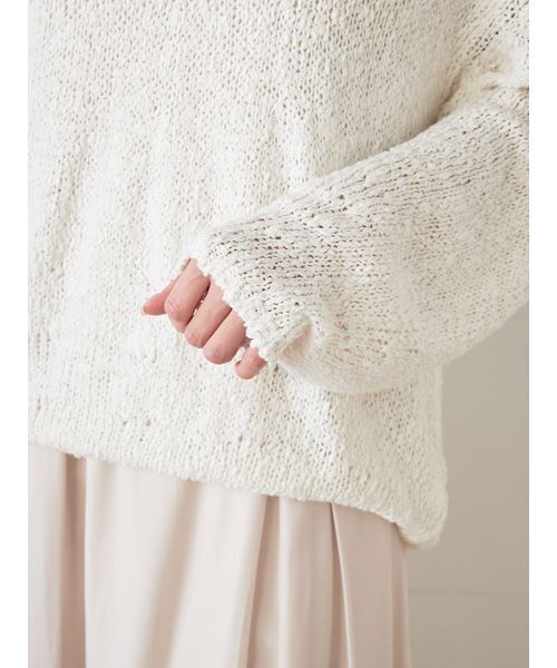 SNIDEL（スナイデル）の「スラブニットセットワンピース（ワンピース・レディース・ラベンダー/イエロー/アイボリー・0/1）」の15枚目の写真