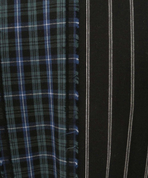 ADAM PATEK(アダムパテック)の「ms6439-jacquard check-stripe shirt シャツ(AP2615015)(シャツ/ブラウス・メンズ・ブラック/ホワイト・2/1)」の19枚目の写真