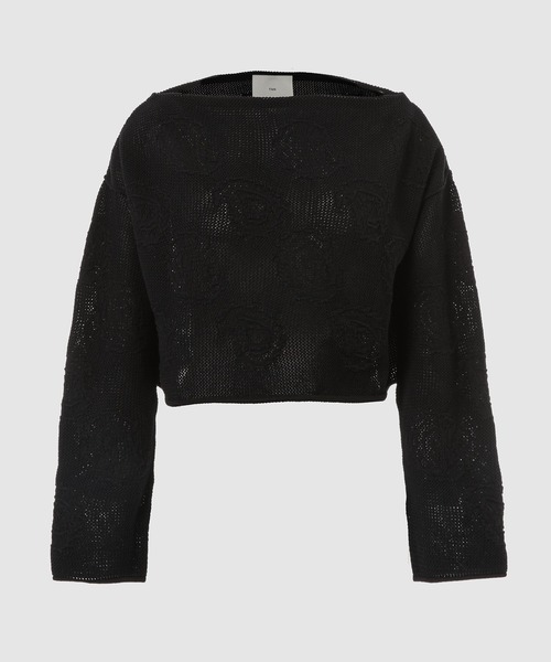 TAN(タン)の「PAISLEY KNIT PULLOVER(その他トップス・レディース・ブラック・FREE)」の1枚目の写真