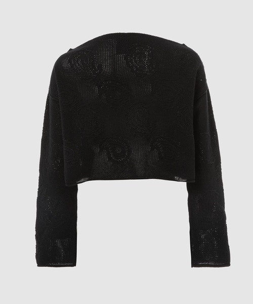 TAN(タン)の「PAISLEY KNIT PULLOVER(その他トップス・レディース・ブラック・FREE)」の2枚目の写真