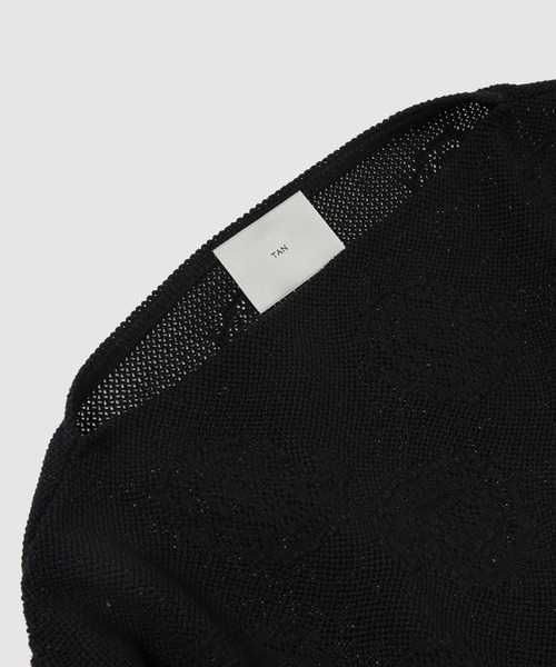 TAN(タン)の「PAISLEY KNIT PULLOVER(その他トップス・レディース・ブラック・FREE)」の3枚目の写真