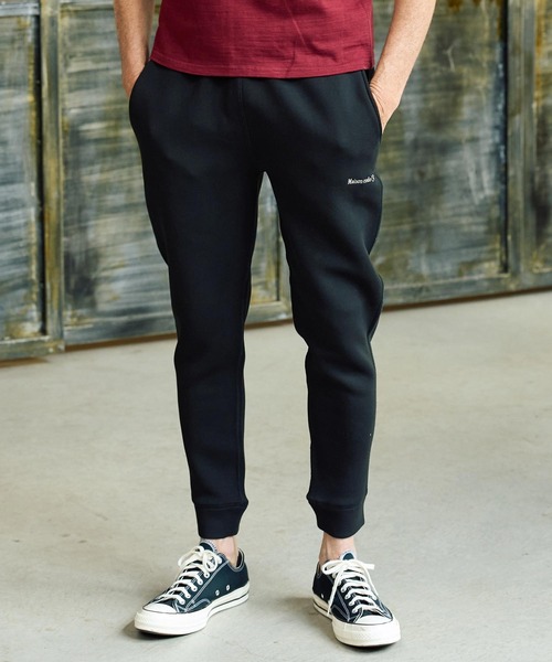 Maison code 13(メゾンコードサーティーン)の「mp14773-cardboard knit pants ダンボールニットパンツ(M26S-26)(スウェットパンツ・メンズ・グレー/ブラック・S/M/L/XL)」の1枚目の写真
