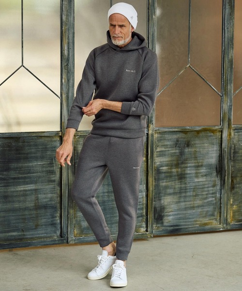 Maison code 13(メゾンコードサーティーン)の「mp14773-cardboard knit pants ダンボールニットパンツ(M26S-26)(スウェットパンツ・メンズ・グレー/ブラック・S/M/L/XL)」の7枚目の写真