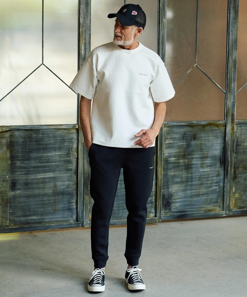 Maison code 13(メゾンコードサーティーン)の「mp14773-cardboard knit pants ダンボールニットパンツ(M26S-26)(スウェットパンツ・メンズ・グレー/ブラック・S/M/L/XL)」の14枚目の写真