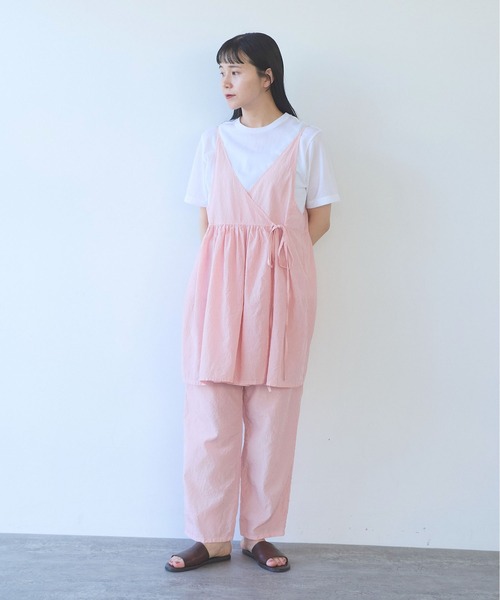 yuni（ユニ　）の「cotton cupla product dye pettit pants（その他パンツ・レディース・ピンク・FREE）」の11枚目の写真