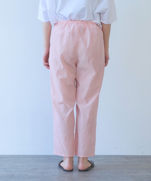 yuni（ユニ　）の「cotton cupla product dye pettit pants（その他パンツ・レディース・ピンク・FREE）」の5枚目の写真