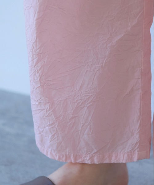 yuni（ユニ　）の「cotton cupla product dye pettit pants（その他パンツ・レディース・ピンク・FREE）」の7枚目の写真