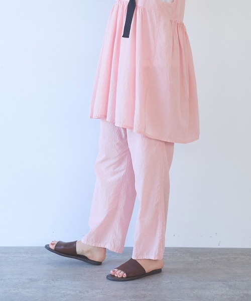 yuni（ユニ　）の「cotton cupla product dye pettit pants（その他パンツ・レディース・ピンク・FREE）」の16枚目の写真