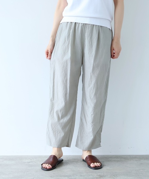 yuni（ユニ　）の「△cotton cupla product dye pettit pants（その他パンツ・レディース・ピンク/カーキ/ネイビー/ブルー・FREE）」の21枚目の写真