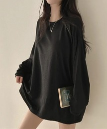 ゆるシルエット 無地ロンT