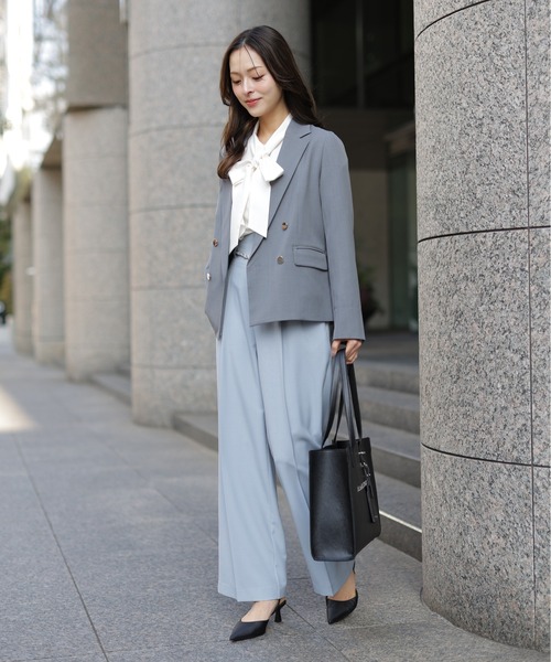 JILL by JILL STUART(ジルバイジルスチュアート)の「ユースフルスクエアトートバッグ(トートバッグ・レディース・グレー/ブラック/ピンク・FREE)」の19枚目の写真