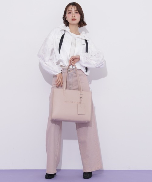 JILL by JILL STUART(ジルバイジルスチュアート)の「ユースフルスクエアトートバッグ(トートバッグ・レディース・グレー/ブラック/ピンク・FREE)」の11枚目の写真