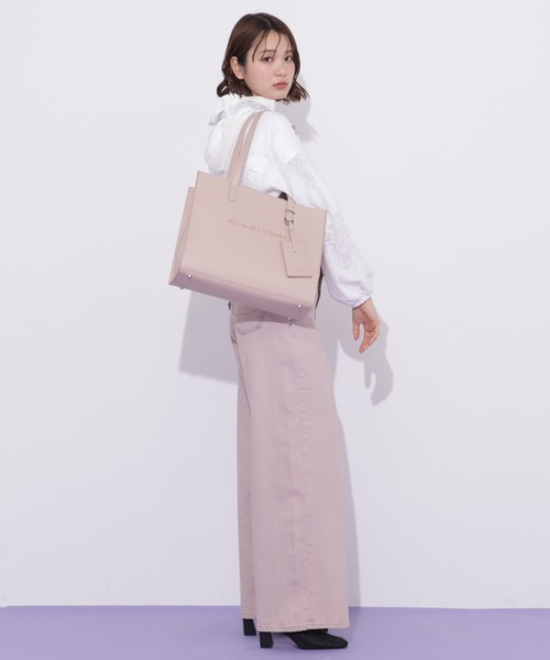 JILL by JILL STUART(ジルバイジルスチュアート)の「ユースフルスクエアトートバッグ(トートバッグ・レディース・グレー/ブラック/ピンク・FREE)」の14枚目の写真