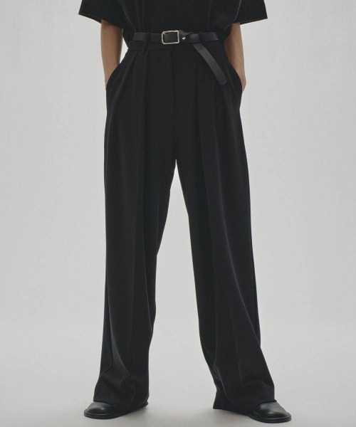 CANAL JEAN(キャナルジーン)の「TODAYFUL Doubletuck Twill Trousers ダブルタックツイルトラウザーズ/12620714(その他パンツ・レディース・ブラック・36/38)」の7枚目の写真