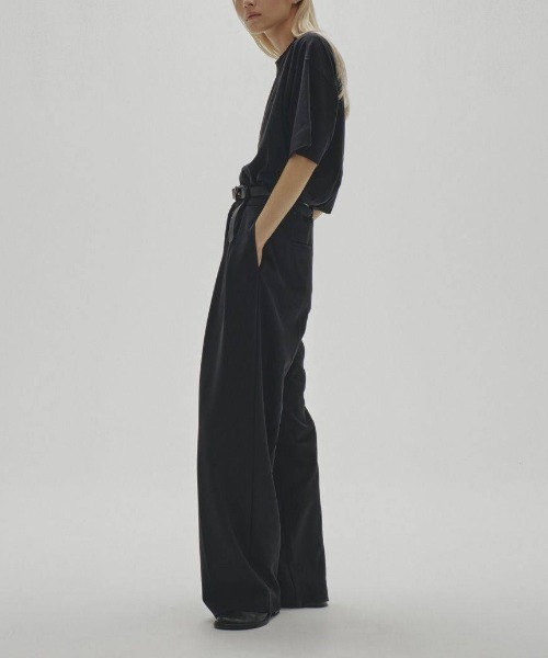 CANAL JEAN(キャナルジーン)の「TODAYFUL Doubletuck Twill Trousers ダブルタックツイルトラウザーズ/12620714(その他パンツ・レディース・ブラック・36/38)」の10枚目の写真