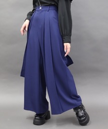 フレアデザインワイドパンツ