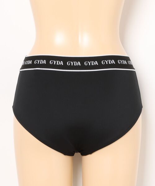 GYDA(ジェイダ)の「GYDA/ジェイダ ウエストGYDAロゴゴム ショーツ ムラサキ限定 414560(水着・レディース・ブラック・M/S/L)」の3枚目の写真