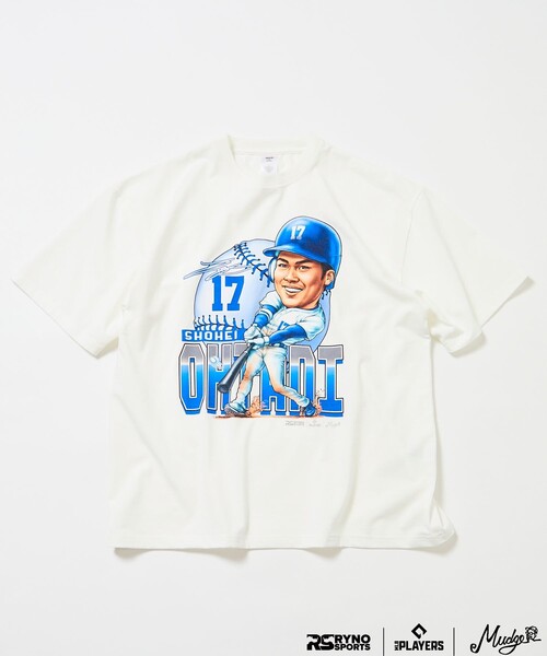 FREAK'S STORE(フリークスストア)の「MLB PLAYERS× RYNO SPORTS ×FREAK’S STORE 別注 【OHTANI BATTER】GRAPHIC TEE(Tシャツ/カットソー・メンズ・ブラック/オフホワイト・LARGE/MEDIUM)」の2枚目の写真