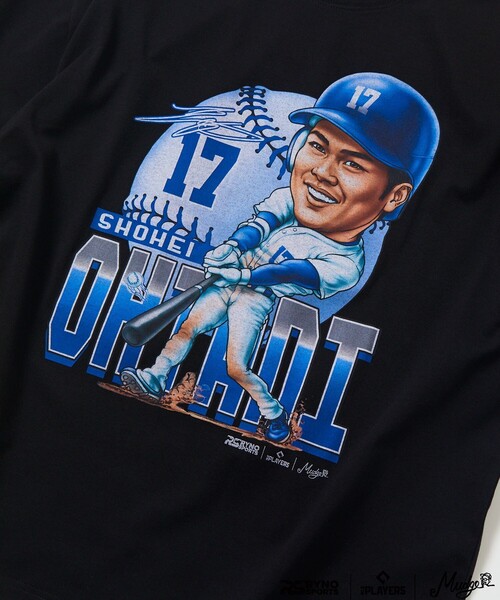 FREAK'S STORE(フリークスストア)の「MLB PLAYERS× RYNO SPORTS ×FREAK’S STORE 別注 【OHTANI BATTER】GRAPHIC TEE(Tシャツ/カットソー・メンズ・ブラック/オフホワイト・LARGE/MEDIUM)」の4枚目の写真