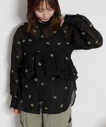 cepo（セポ）の「〈セットアイテム〉ビスチェアンサンブルシャツ（アンサンブル）」